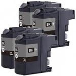 Set of 4 Black Ink Cartridges (LC223 BK)